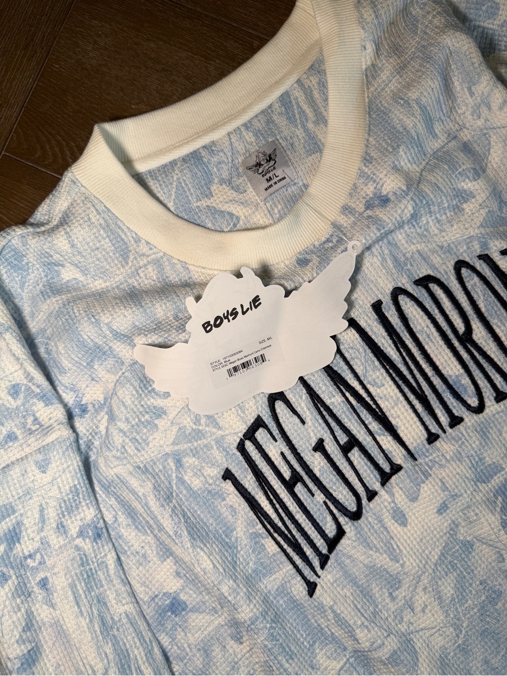NEW WITH TAGS • $110 RETAIL • MEGAN MORONEY x BOYS LIE